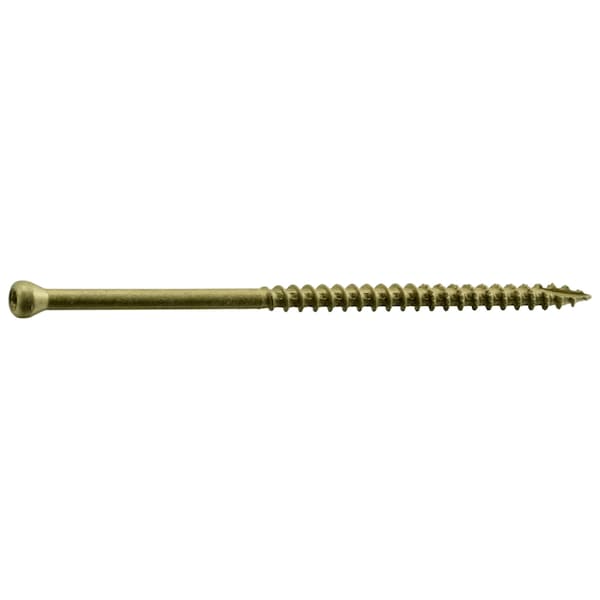 Saberdrive 3 in, Torx Drive, Trim Head, Deck Screw, Tan XL1500 Steel, 69 PK 52525 - main